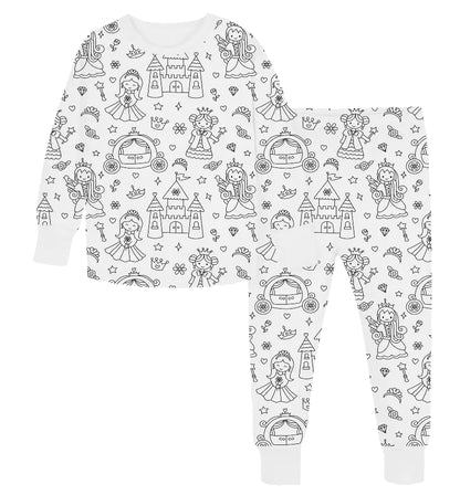 Children's DIY Hand-Painted Pajamas Set