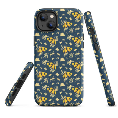 Deep Blue Clownfish Reef Tough Case for iPhone®-14