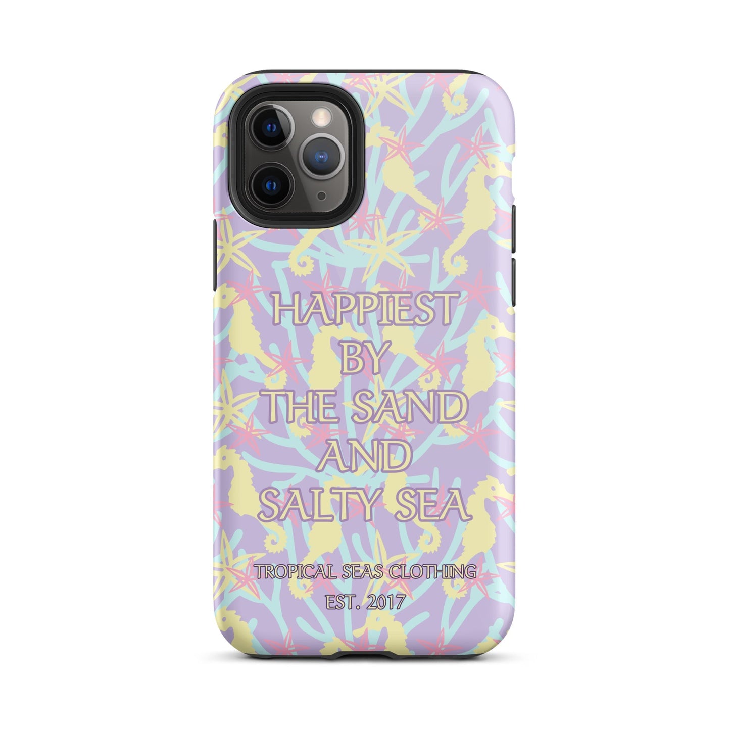 Happiest By the Sand and Salty Sea Tough Case for iPhone®-3