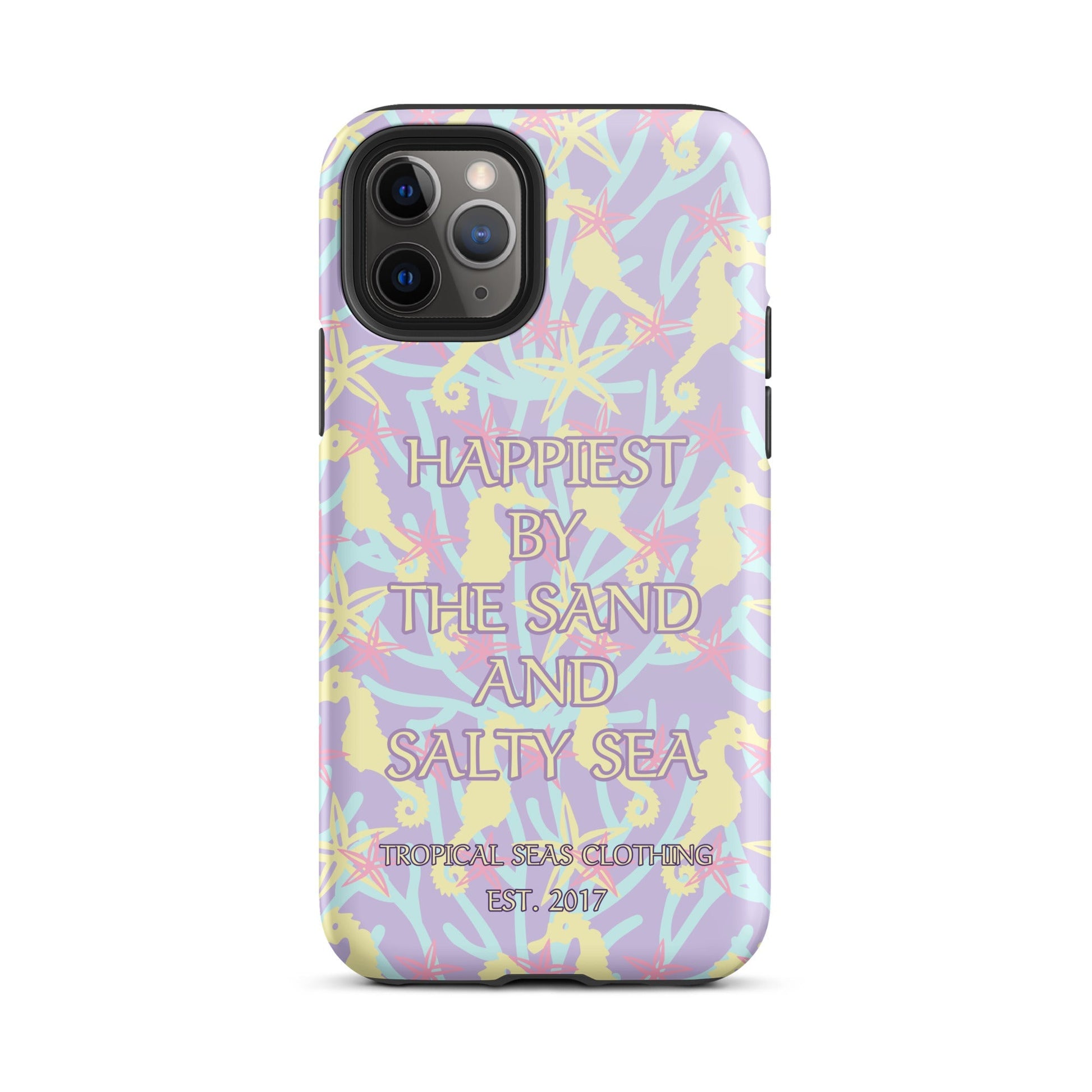 Happiest By the Sand and Salty Sea Tough Case for iPhone®-3