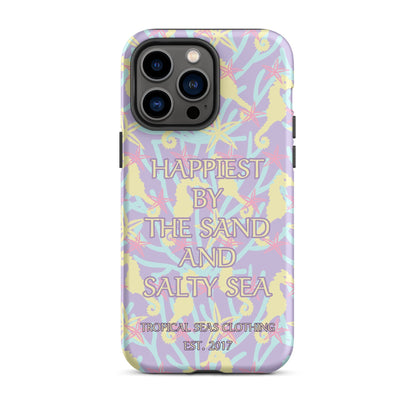 Happiest By the Sand and Salty Sea Tough Case for iPhone®-0