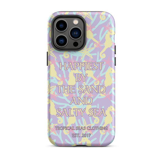 Happiest By the Sand and Salty Sea Tough Case for iPhone®-0