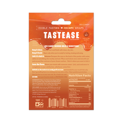 5 Pack: Tastease: Edible Pasties & Pecker Wraps in Caramel by Pastease®-2