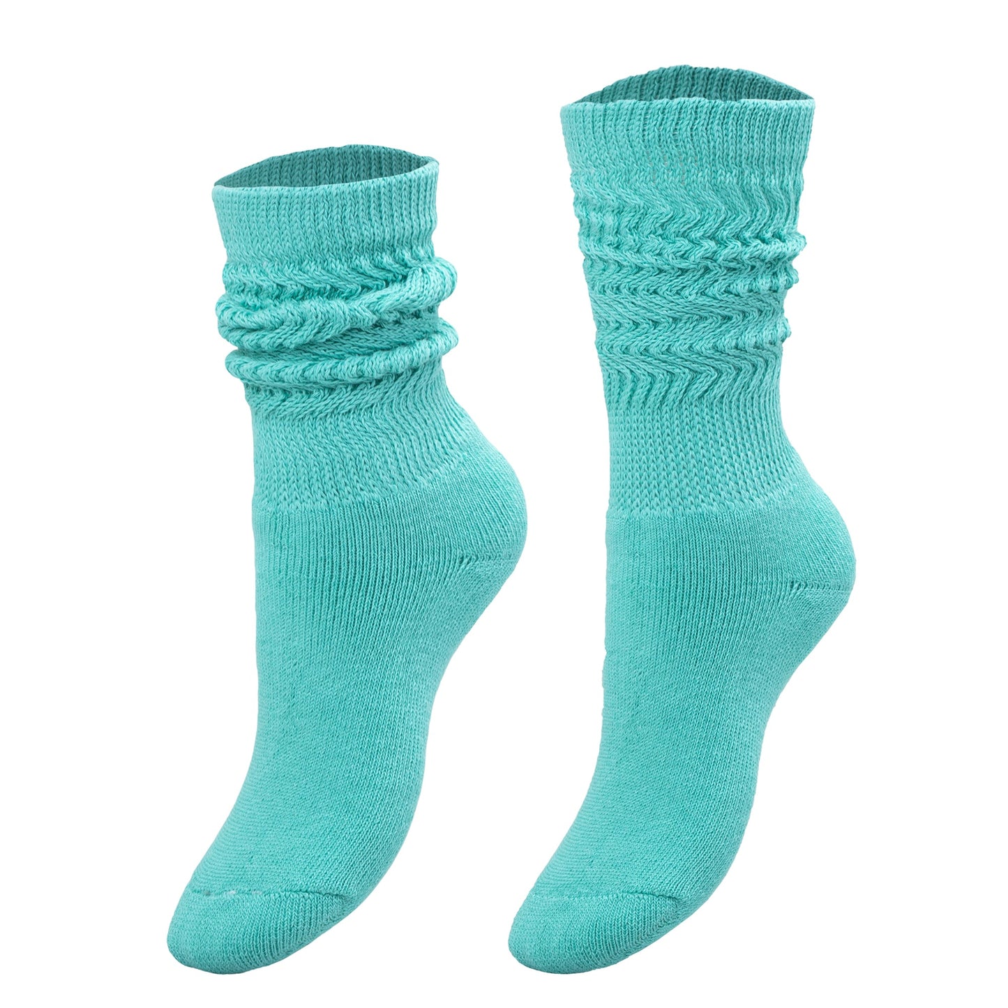 Kids Cotton Knee High Slouch Socks – 1 Pair – Ages 3-15 – Soft, Elastic & Breathable-4