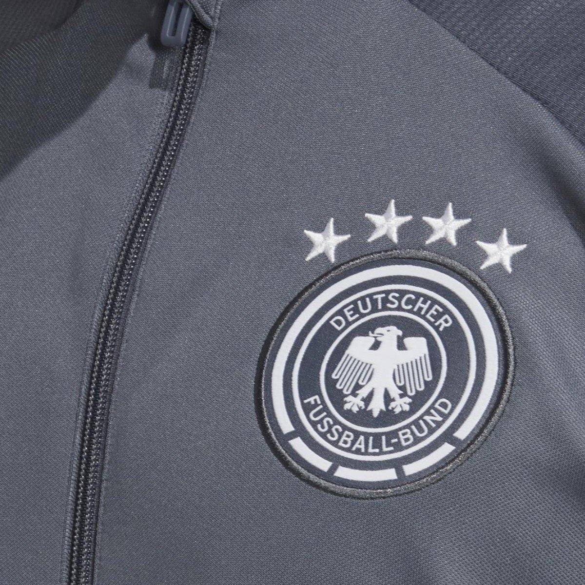 Germany national team grey training Soccer jacket 2020/21 - Adidas-2