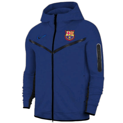 FC Barcelona Tech Fleece presentation soccer tracksuit 2022 - Nike-2
