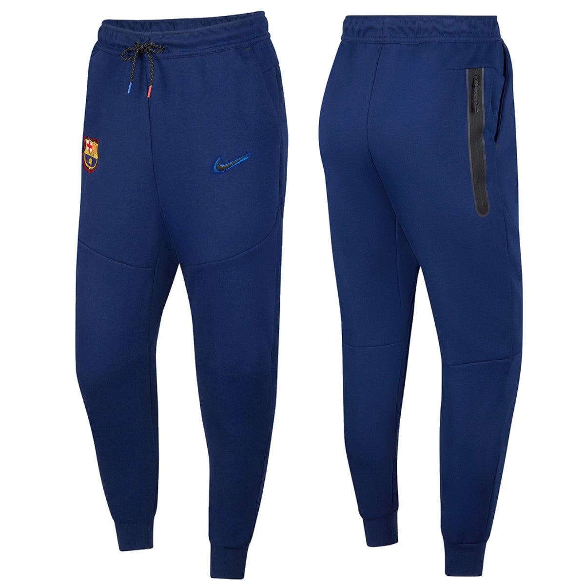 FC Barcelona Tech Fleece presentation soccer tracksuit 2022 - Nike-1