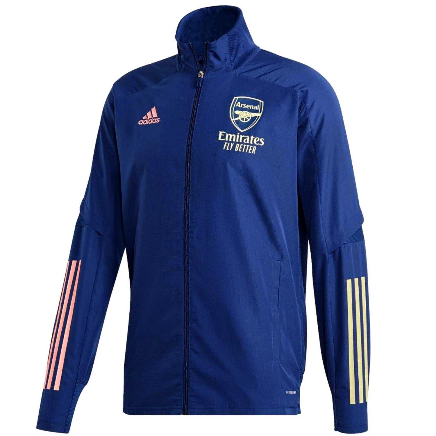 Arsenal navy presentation Soccer tracksuit 2020/21 - Adidas-2