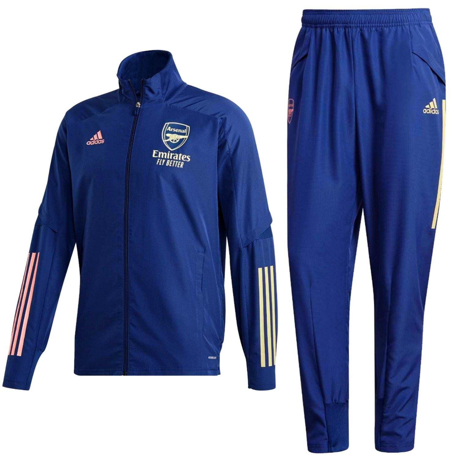 Arsenal navy presentation Soccer tracksuit 2020/21 - Adidas-0
