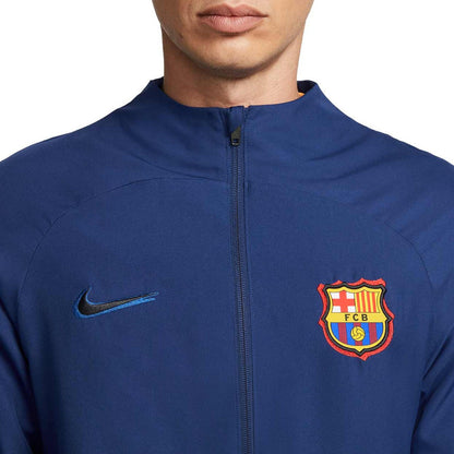 FC Barcelona training presentation Soccer tracksuit 2022 - Nike-2