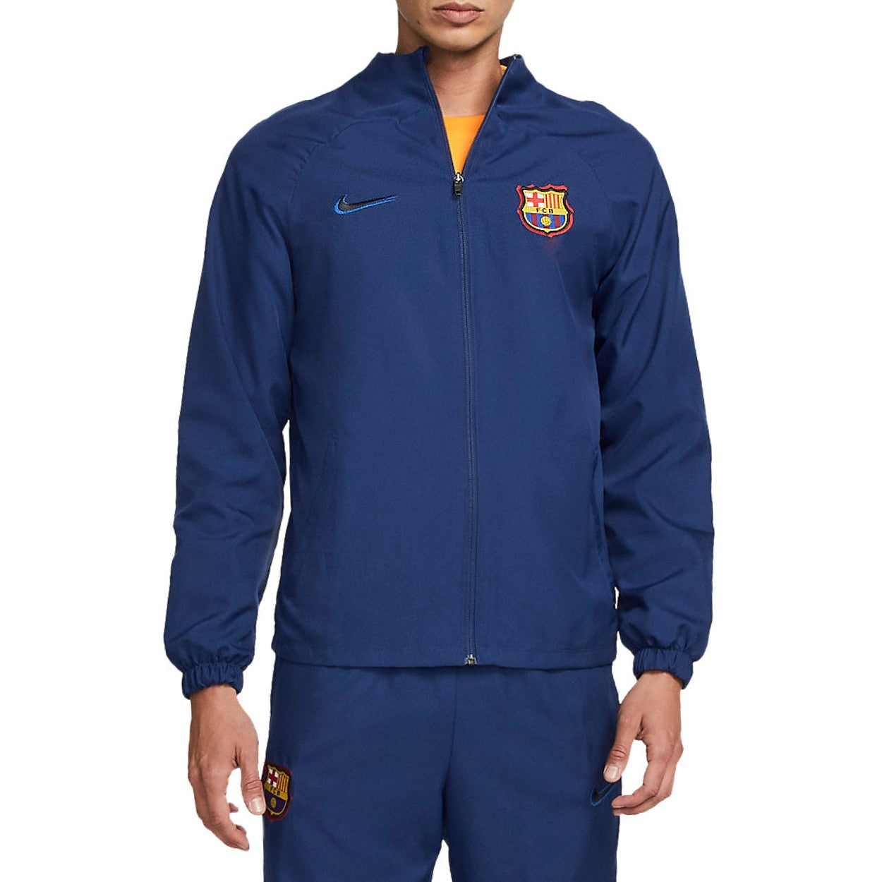 FC Barcelona training presentation Soccer tracksuit 2022 - Nike-0