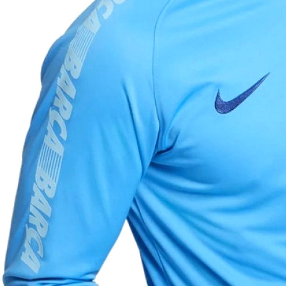 FC Barcelona soccer presentation Tracksuit light blue 2019 - Nike-2