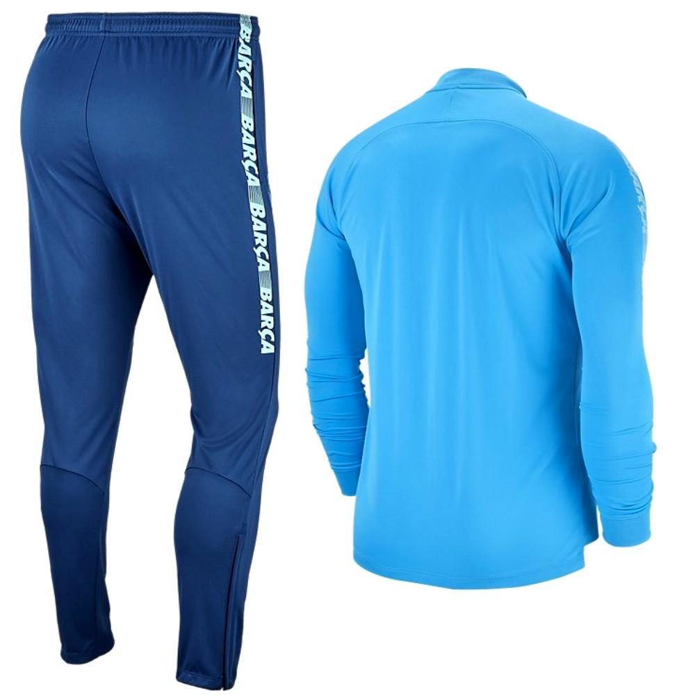 FC Barcelona soccer presentation Tracksuit light blue 2019 - Nike-1