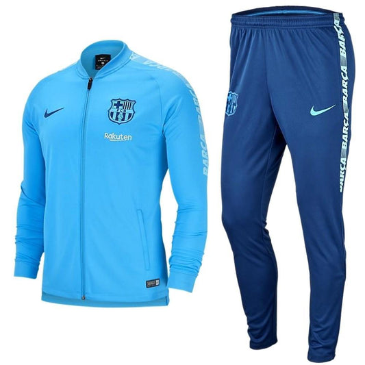 FC Barcelona soccer presentation Tracksuit light blue 2019 - Nike-0