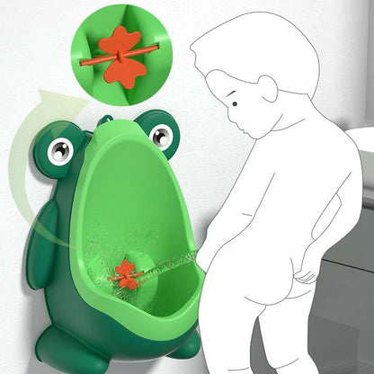 Cute Frog Urinal Trainer with Aiming Target for Kids