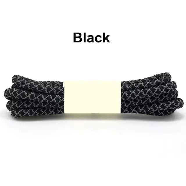 Reflective Round Sports Shoelaces with High Light