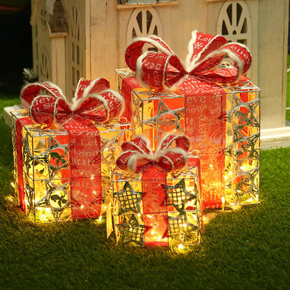 Decorative Gift Box for Christmas Store Displays