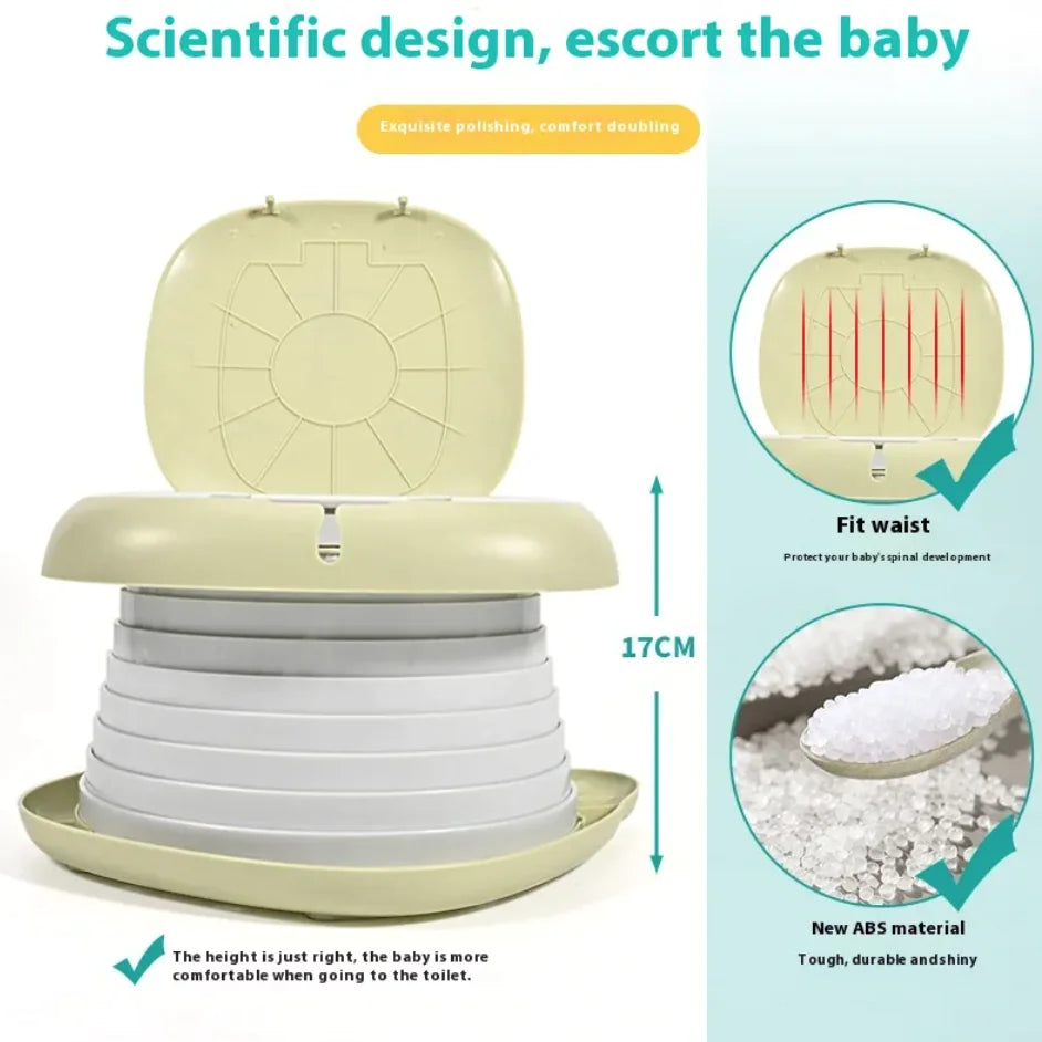 Children's Foldable Cartoon Toilet