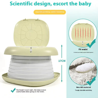 Children's Foldable Cartoon Toilet