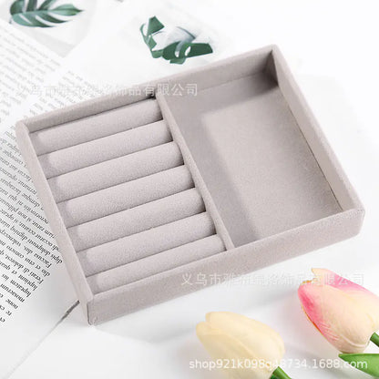 Velvet Jewelry Organizer Tray