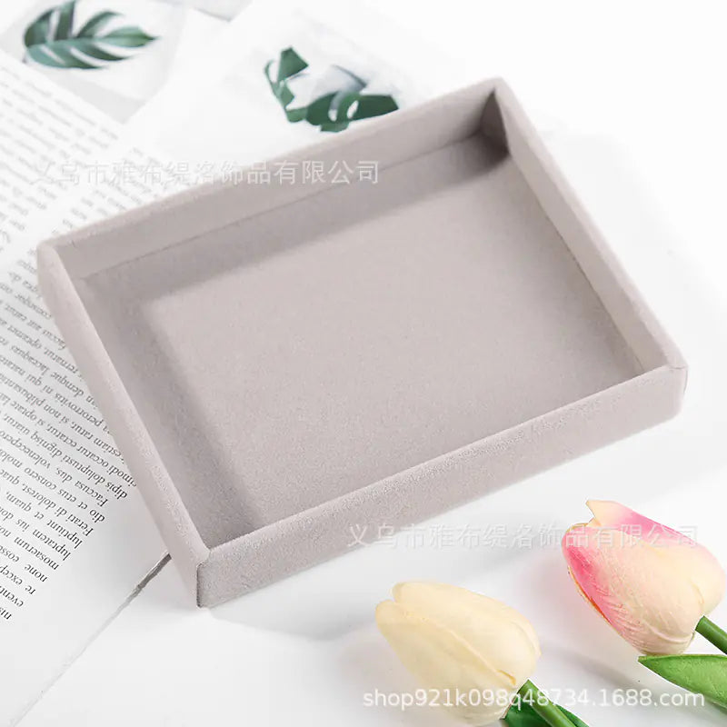 Velvet Jewelry Organizer Tray