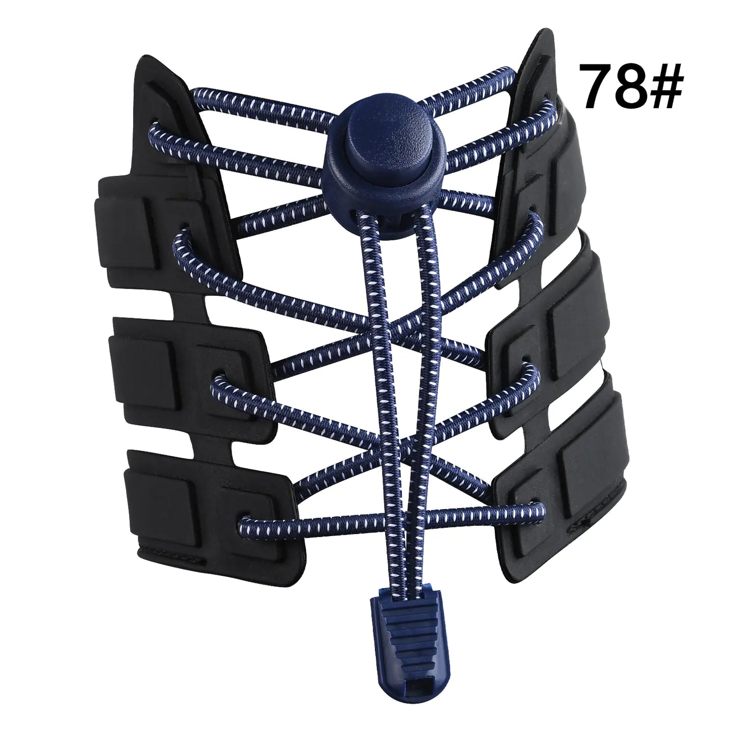 Kids No-Tie Shoelace Clips with Elastic Bands