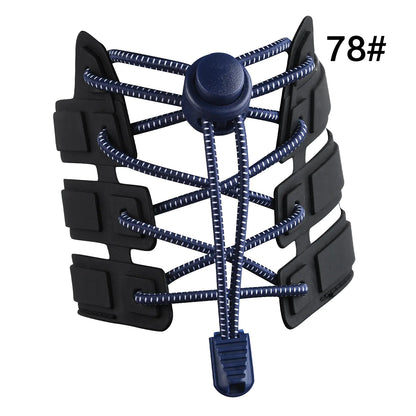 Kids No-Tie Shoelace Clips with Elastic Bands