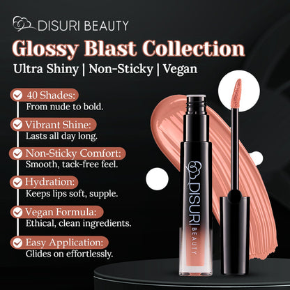 DISURI Beauty Glossy Blast Lip Gloss - Astoria-4