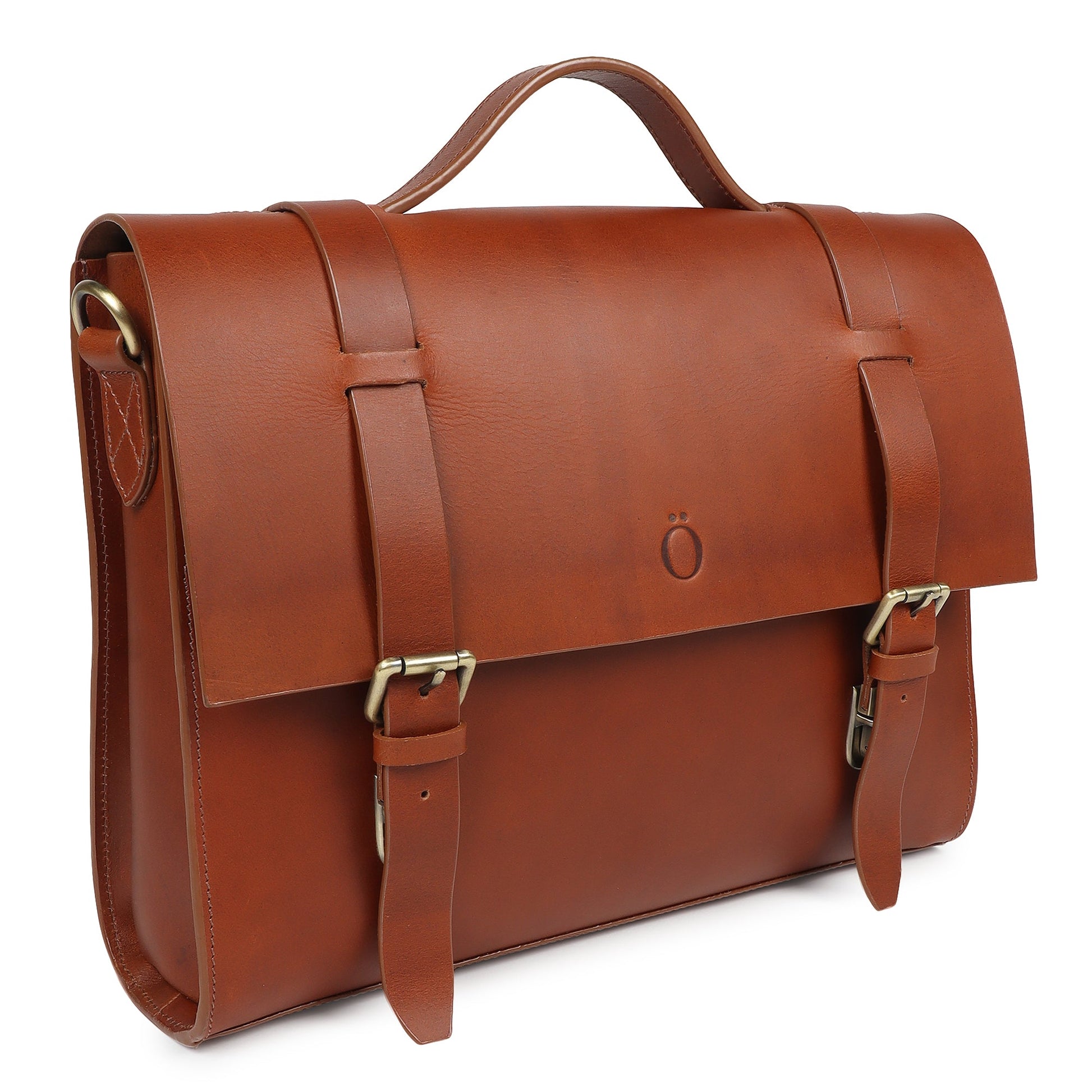 Gefforey Handmade Leather Laptop Messenger for Men-2