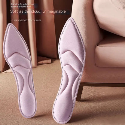 4D Women's High Heel Insoles - Soft, Breathable, Ultra-thin