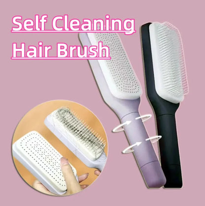 4-in-1 Self-Cleaning Scalp Massage Hairbrush
