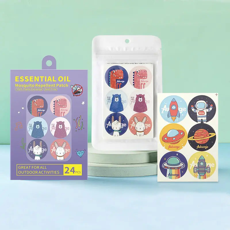 Kids Mosquito Repellent Cartoon Stickers