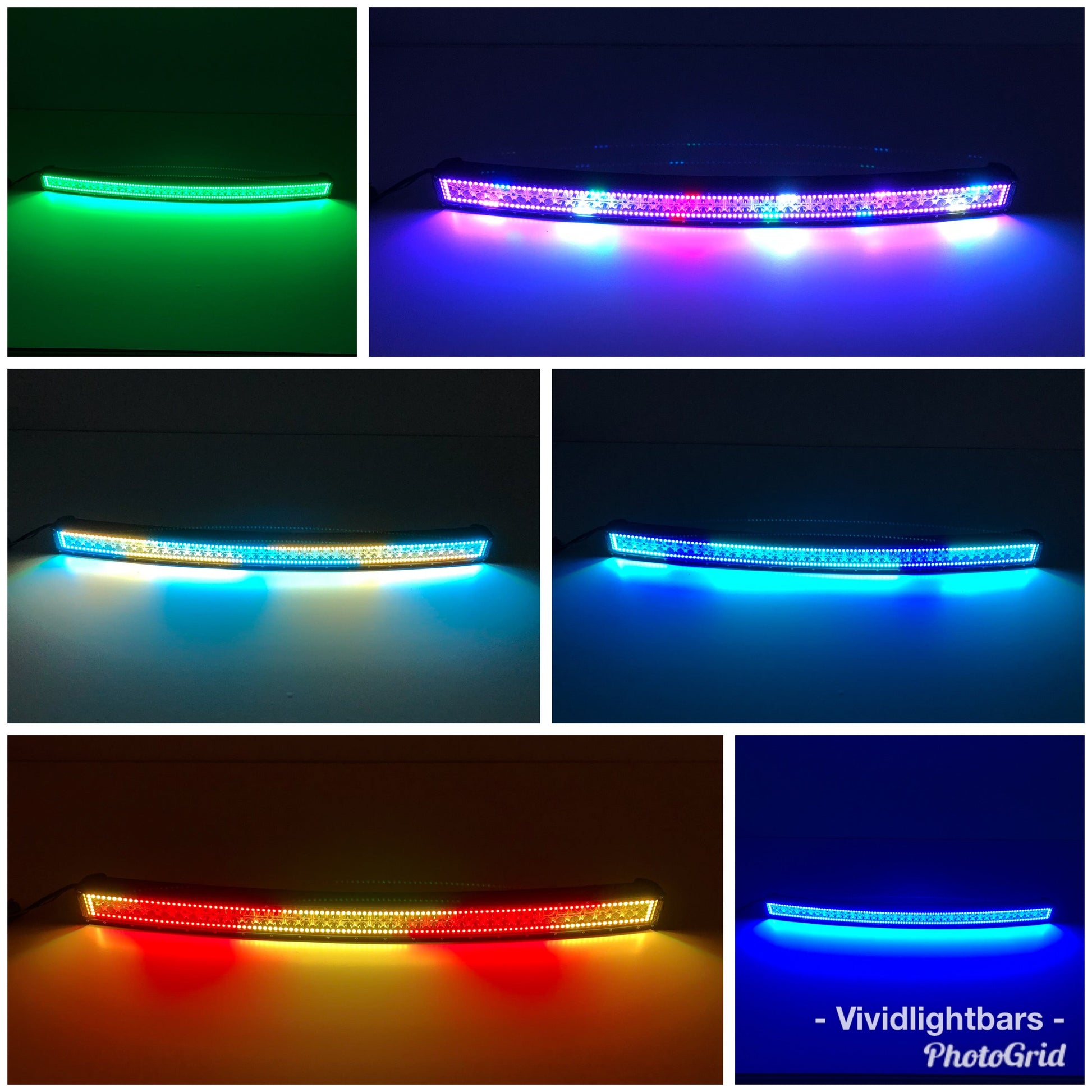 41.5" Curved RGB Chasing Halo Light Bar-4