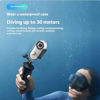Mini 4K Action Camera - Waterproof, Wearable, Magnetic Mount