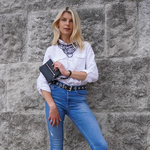 Erin Vegan Wristlet and Belt Pouch-2