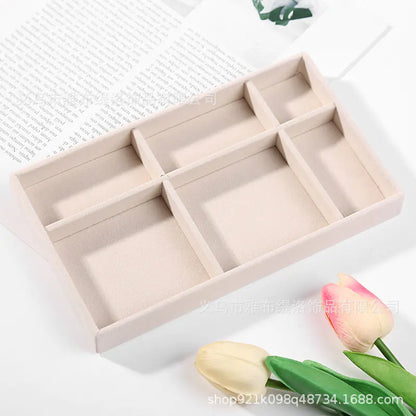 Velvet Jewelry Organizer Tray