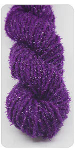 Acrylic Yarn with Metallic Thread for Knitting and Crochet