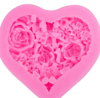 DIY Liquid Silicone Heart Cake Molds and Tools