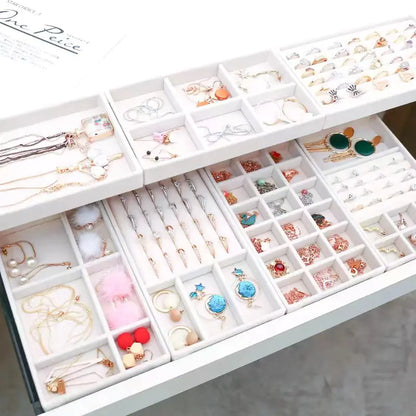 Velvet Jewelry Organizer Tray