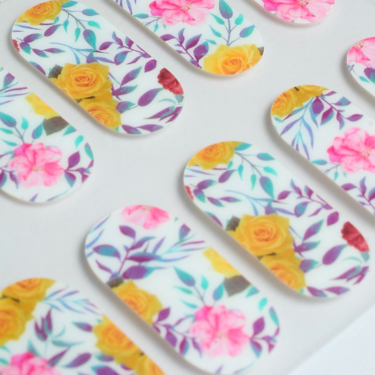 Floral Garden Gel Nails-0