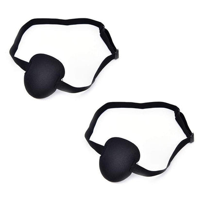 1/2/3/4/5Pcs Adjustable Strap Eye Patch Soft Concave Design Washable Black Cover-6