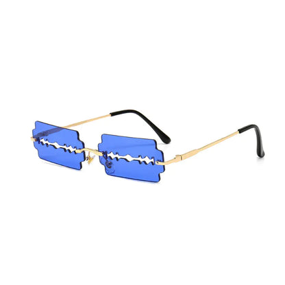 Trendy Hollow Blade Style Sunglasses for Fashionistas