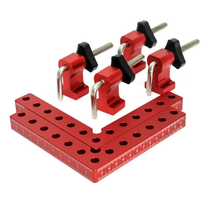 90-Degree Woodworking Angle Clamp with Aluminum Alloy