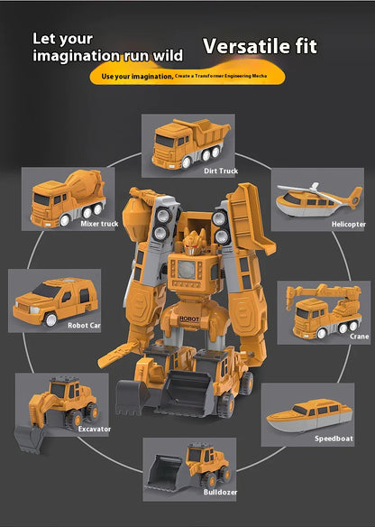 Magnetic Transforming Construction Toy for Kids