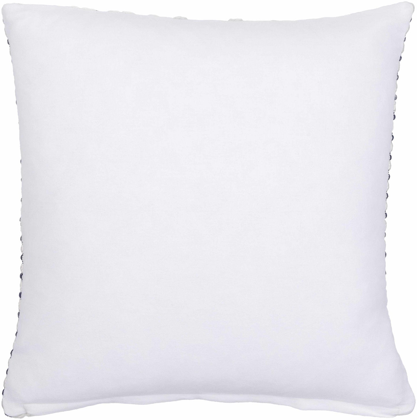 Ahmoua Cream Textured Square Throw Pillow-1