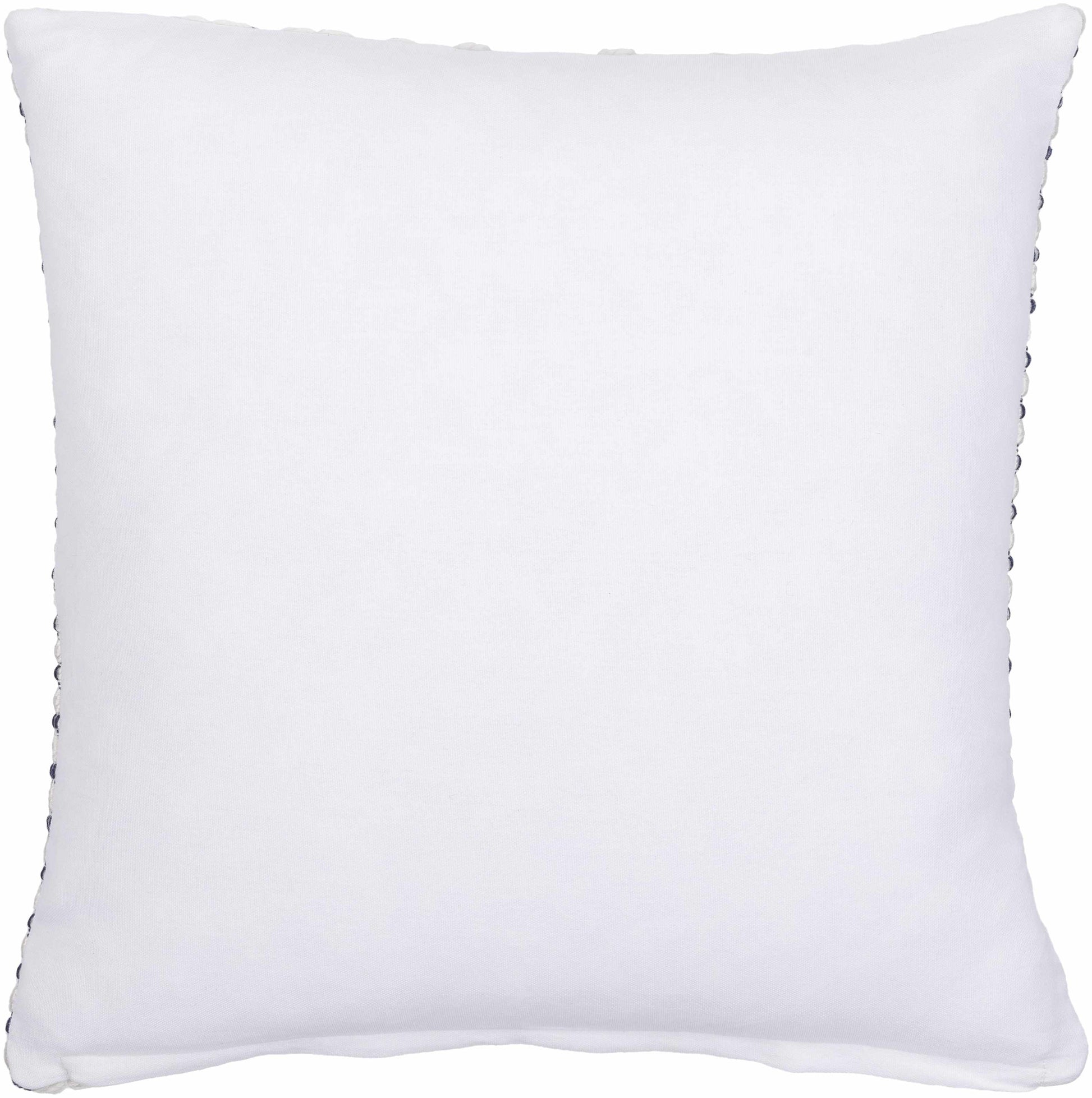 Ahmoua Cream Textured Square Throw Pillow-1